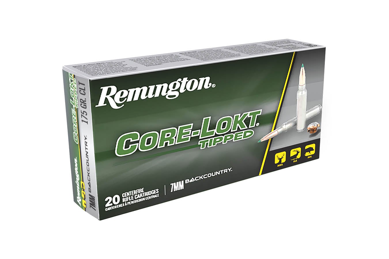 REMINGTON 7mm Backcountry 175gr Core-Lokt Tipped Hunting 20/Box